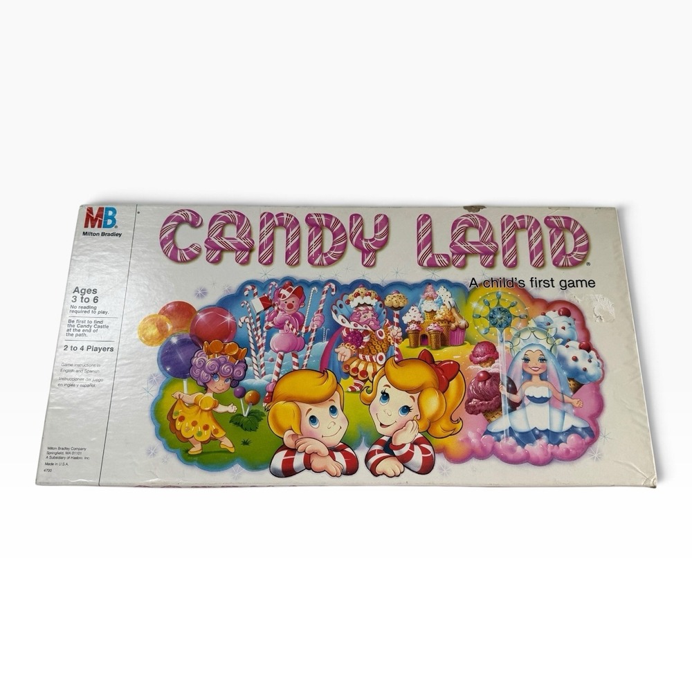 Vintage 1984 Candy Land Board Game Milton Bradley Complete Classic Art